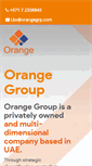 Mobile Screenshot of orangegrp.com